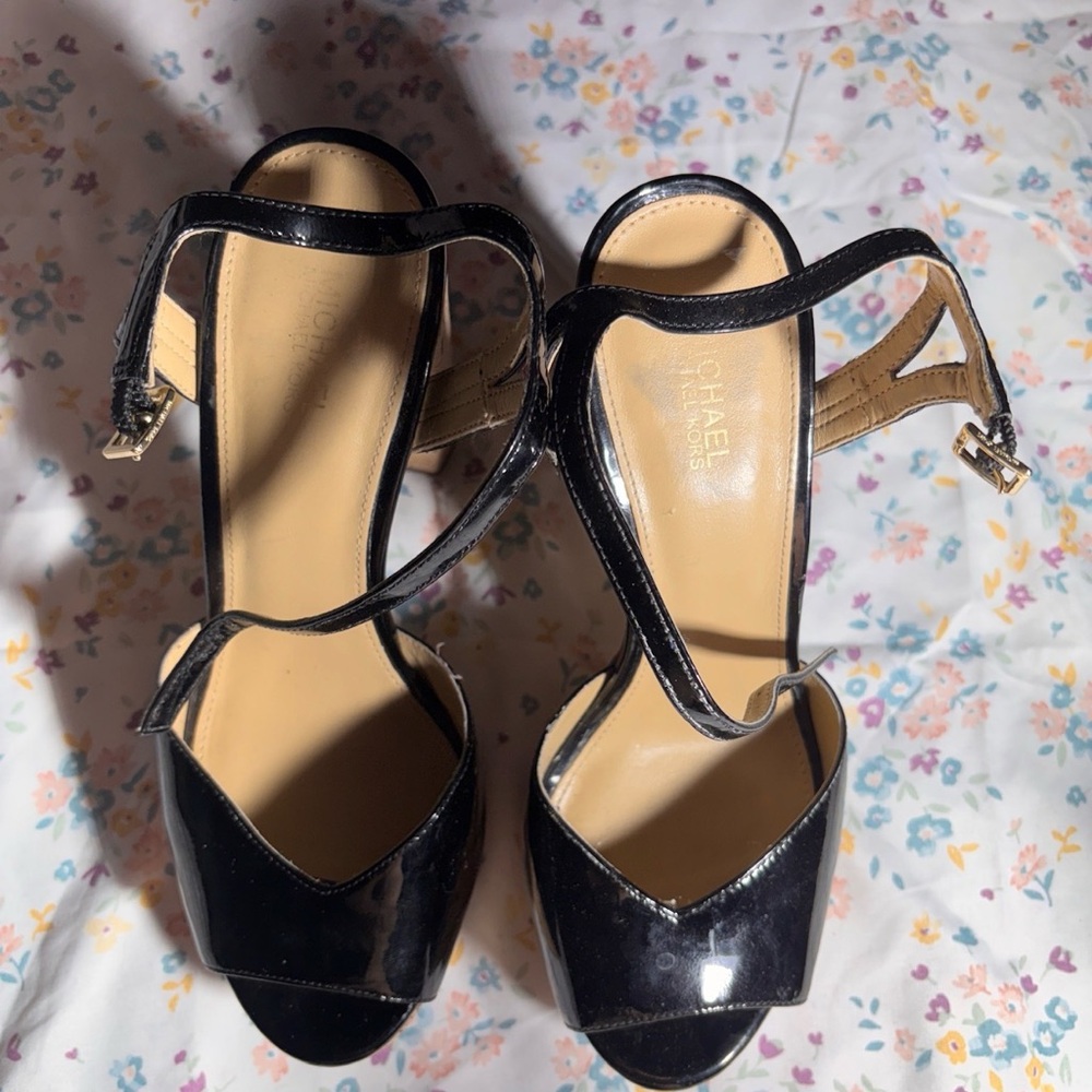 Michael Kors Black Patent Heels